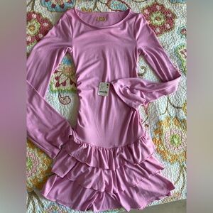 Free People Lavender Ruffle Dress